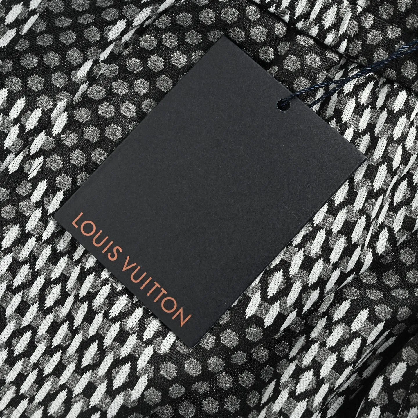 Louis Vuitton/Louis Vuitton rhinestone letter logo checkerboard shorts